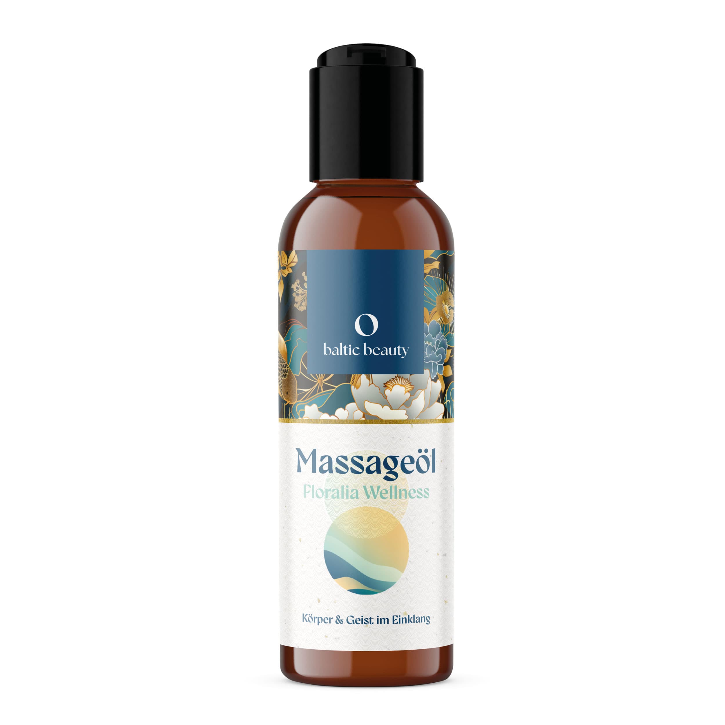 Massageöl Rosenholz & Magnolie — Floralia Wellness, 150-ml-Flasche